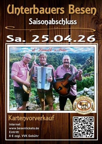 Tickets für d´Laudl´s Trio  |  Saisonabschluss  |  am 25.04.2026 - Karten kaufen